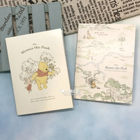 日本製 迪士尼 小熊維尼 Winnie the Pooh 書本式 便利貼｜小鶴日貨