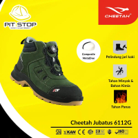 Sepatu Safety Cheetah Jubatus 6112G S3 Safety Shoes Composite Metal Free Proyek Keselamatan Industri