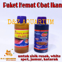 HEMAT Obat Ikan Sirip Rusak Katarak Acriflavine Plus Methylene Blue