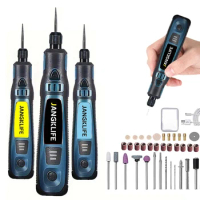 USB Cordless Rotary Tool Kit Woodworking Engraving Pen DIY For Jewelry Metal Glass Mini Wireless Drill