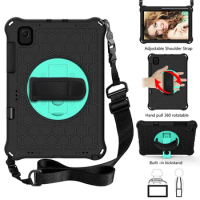 Ligthweight EVA Cover with Shoulder Strap Rotatable Stand for Samsung T720 T725 Shockproof Case Galaxy Tab S5e 10.5 Funda Case