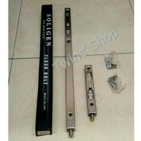 Grendel Tanam 45 Cm Utk Pintu 2 / Slot / Flush Bolt Stainless Soligen Tbk