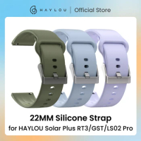 22MM Silicone Strap Watch Strap Suitable for HAYLOU Solar Plus RT3 Smartwatch HAYLOU Solar Lite Smart Watch