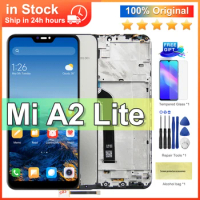 5.84"Original For Xiaomi Mi A2 Lite LCD Display Touch Screen Replacement Parts For Xiaomi Redmi 6pro Display With Frame M1805D1S