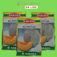 Q&J2 Benih Melon GLAMOUR 100s SAKATA - Bibit Melon Jepang Melon Oren Oranye TERMURAHRT206