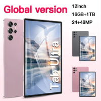 Global Version New 5G Tab Ultra Tablets tablet dual sim dual pc Android13 Tablet PC unlocked tablet tablets 4g Pad 12inch pc Gps