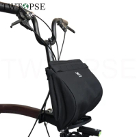 TWTOPSE 15L Cycling Bike Bicycle MINI Basket Bag For Brompton Folding Bike Bicycle Bag Fit 3SXITY PIKES 3 Holes Dahon Tern Fnhon
