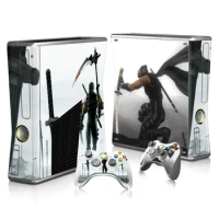 Best selling game Skin Sticker for Xbox 360 Slim Console and Controllers Decal Skin Sticker