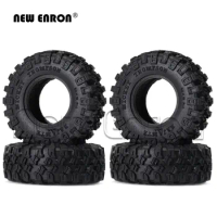 1.0" 52MM All Terrain Micro Rubber RC Tyre Wheel Tires 4Pc for RC Car 1/18 TRX4M Axial SCX24 1/24 FCX24 90081 AXI00002 Gladiator