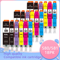 PGI-580 CLI-581XL 580 Ink Cartridge Compatible For Canon PIXMA TR7550 TR8550 TS705 TS6350 TS6351 TS8150 TS8251 TS8350 TS8351