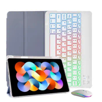 For Redmi Pad Keyboard Case wtith Pencil Holder Tablet Cover Bluetooth-Compatible Keyboard Cover For