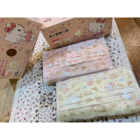 禾匠hello kitty 、蛋黃哥成人醫療口罩2色30入