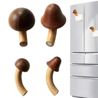 Mushroom Fridge Magnet Creative Fridge Decor Magnetic Paste Refrigerators Sticker mini Mushroom for Fridge Whiteboard Decor