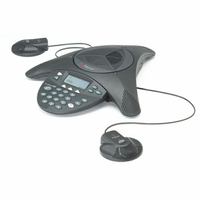 Polycom SoundStation 2 EX with 2 Mics 電話會議器材