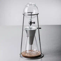 Coffee Filters Ice Cold Brew Drip Pot Coffee Dripper Glass Coffee Maker 600ml Coffee Machine Drip Maker