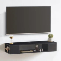GHC Floating TV Stand, Wall Mounted Entertainment Center and Cabinet Shelf, TV Console with Storage，Media Console for DVD Player