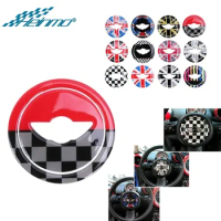 For MNI R60 Countryman Car Steering Wheel Center Housing Sticker for MINI Clubman R55 for MINI Cooper R56 R57 R58 R59 R61 Parts