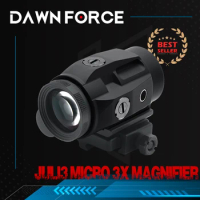 JULIET3 3X Magnifier Sight with Switch to Side QD Absolute Co-witnessor Lower Third Mount for Red Dot Holographic Sight