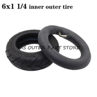 CST 6 Inch 6x1 1/4 Wheel Tire Inner Outer Tyre for Gas Mini Electric Scooter Folding E-Bike Motorcycle