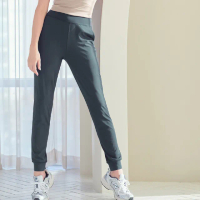 【STL】現貨 yoga 韓國瑜伽 PURE +5ccm Jogger 高腰 涼感 女 運動機能 束口褲 長褲(Twilight莫蘭迪綠)