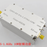 QBF1.5-1.6G-10W RF Power Amplifier GPS Beidou Power Amplifier with Radiator