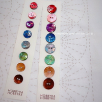 手作森林 日本製 hobbyra hobbyre 品牌 扣子 貝殼釦 貝殼扣 釦子 日本扣子 日本釦