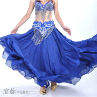 3 Layer Chiffon Fabric Skirt, 12 Meters Length, Suitable for Belly Dance, Skirt Does Not Include Wai