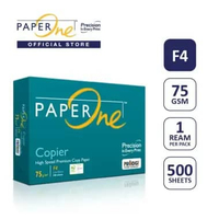 PaperOne Kertas F4 75gr Copier 1 Rim (500 lembar) Kertas HVS Putih