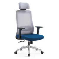 Computer chair mesh computer chair gaming commercial furniture executive mesh office chair with aluminum base