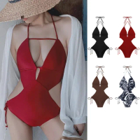 【SeasonsBikini】台灣製黑標美胸連身比基尼組合-012-大尺碼(溫泉必備美胸連身比基尼)