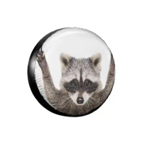 Raccoon 14" 15" 16" 17" Inch Leather Spare Tire Cover Protector Case Bag Pouch Protector Car Tyres for Suzuki Cars Accessories