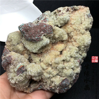 天然礦石印度沸石原礦原石 教學標本 收藏品實物圖