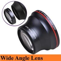 55MM 0.43x HD Wide Angle Lens (Macro Portion) for Nikon D3400, D5600 and Sony Alpha Series (SLT-A99V, A99II, A99, A77II, A77...