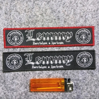 Lemmy [Motorhead] / Woven Patch / Emblem / Badge / Musik Fashion / Band Aksesoris / For Jaket, Vest 