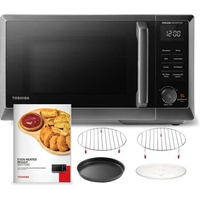 TOSHIBA 6-in-1 Inverter Countertop Microwave Oven Healthy Air Fryer Combo, MASTER Series, Broil, Convection, Speedy Combi, Even
