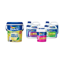 【Dulux得利官方店】6坪 全效合一乳膠漆+壁癌包組合(油漆 壁癌漆)