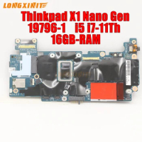19796-1 For Lenovo Thinkpad X1 Nano Gen 1 Laptop Motherboard. CPU:i5-1130G7 I7-1160G7.16GB-RAM.100% testado OK.