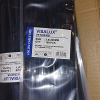 Kabel Tis Putih Kabel Ties Hitam 30cm 3.6x300mm High Quality Visalux