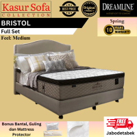 Full Set Dreamline Bristol Kasur/Matrass/Mattress/Springbed Dream Line Latex (Medium)