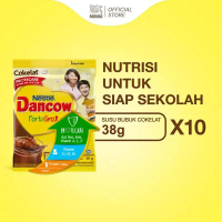 DANCOW FORTIGRO SUSU BUBUK RASA COKELAT 38 GR X 10 SACHET
