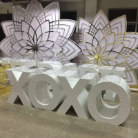 100x Heart Confetti Valentine's Day Decor Xoxo for Anniversary Engagement