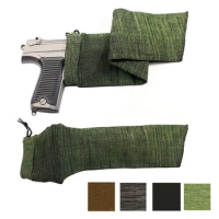 Tactical Hunting Knit Holster Airgun Cover Moisture Proof Storage Sleeve Rifle Outdoor Gun Socks Knit Protective