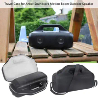 Portable Storage Bags for Speaker Waterproof Storage Cover Box Adjustable Shockproof for Anker Soundcore Motion Boom