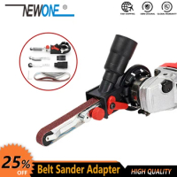 NEWONE M10/M14 Sanding Belt Adapter Attachment Converting 100/115/125mm Electric Angle Grinder to Belt Sander Wood Metal Working