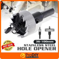 1 PIECE 35-100mm HSS Drill Bit Hole Saw Stainless Steel Metal Alloy Hole Cutter Hole Drill Penebuk L