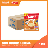 CTN - SUN Bubur Bayi 6+ Ayam Kampung Bayam Sachet 20 Gr