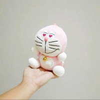 Doraemon Pink Original Fujiko Pro Size 15 cm/ Boneka Doraemon