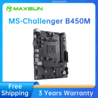 MAXSUN new AMD B450M motherboard supports Ryzen 5 CPU (366/5600g /5600/5600X) dual-channel DDR4 memory AM4 motherboard M.2 NVME