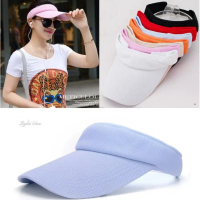 Sun female sunscreen summer outdoor sports topless tennis cap sun visor empty top hat