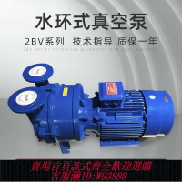 {臺灣公司貨 可打統編}淄博博山2BV系列水環式真空泵工業用高真空水循環真空泵壓縮機